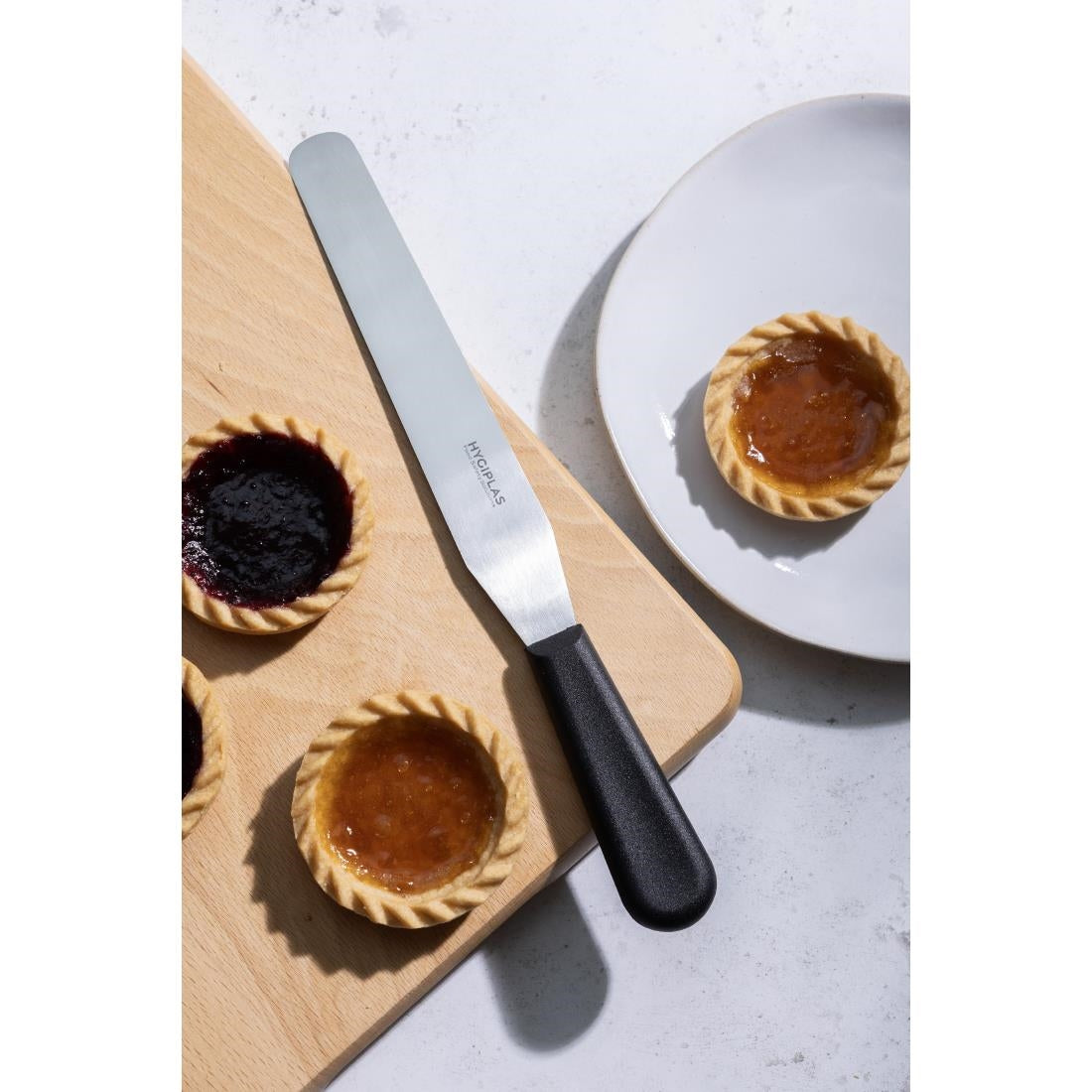 Hygiplas Straight Blade Palette Knife Black 20.5cm