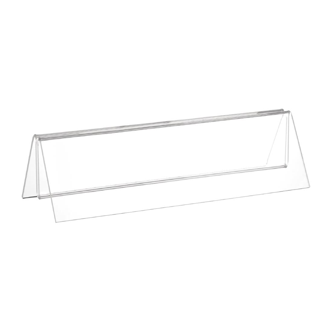 Wide Base Acrylic Menu Holder