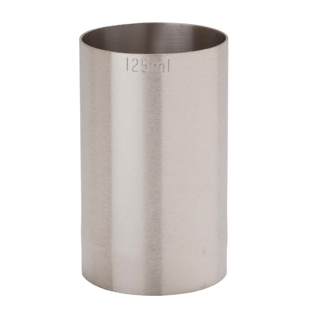 Beaumont Stainless Steel Thimble Wine Measure 125ml CE Marked