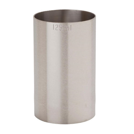 Beaumont Stainless Steel Thimble Wine Measure 125ml CE Marked
