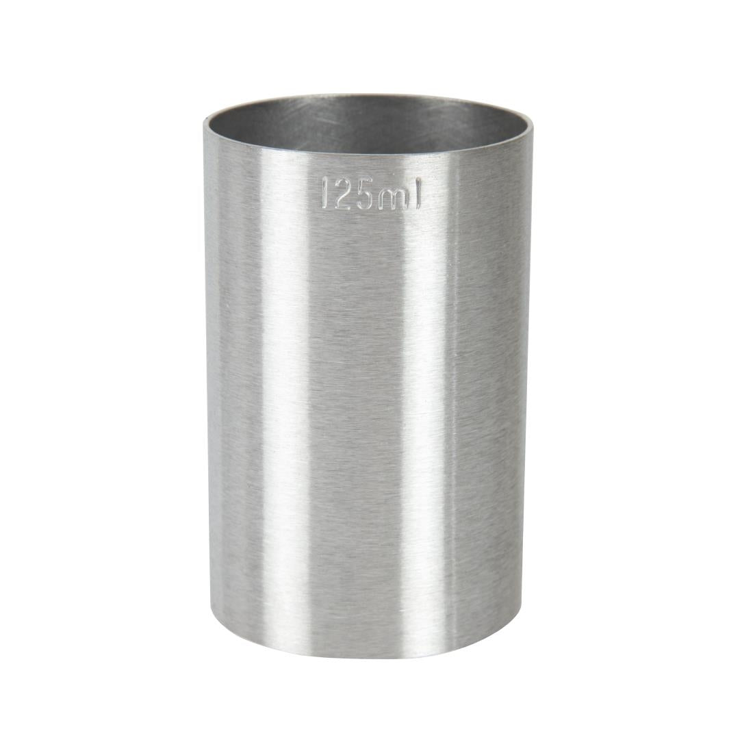 Beaumont Stainless Steel Thimble Wine Measure 125ml CE Marked