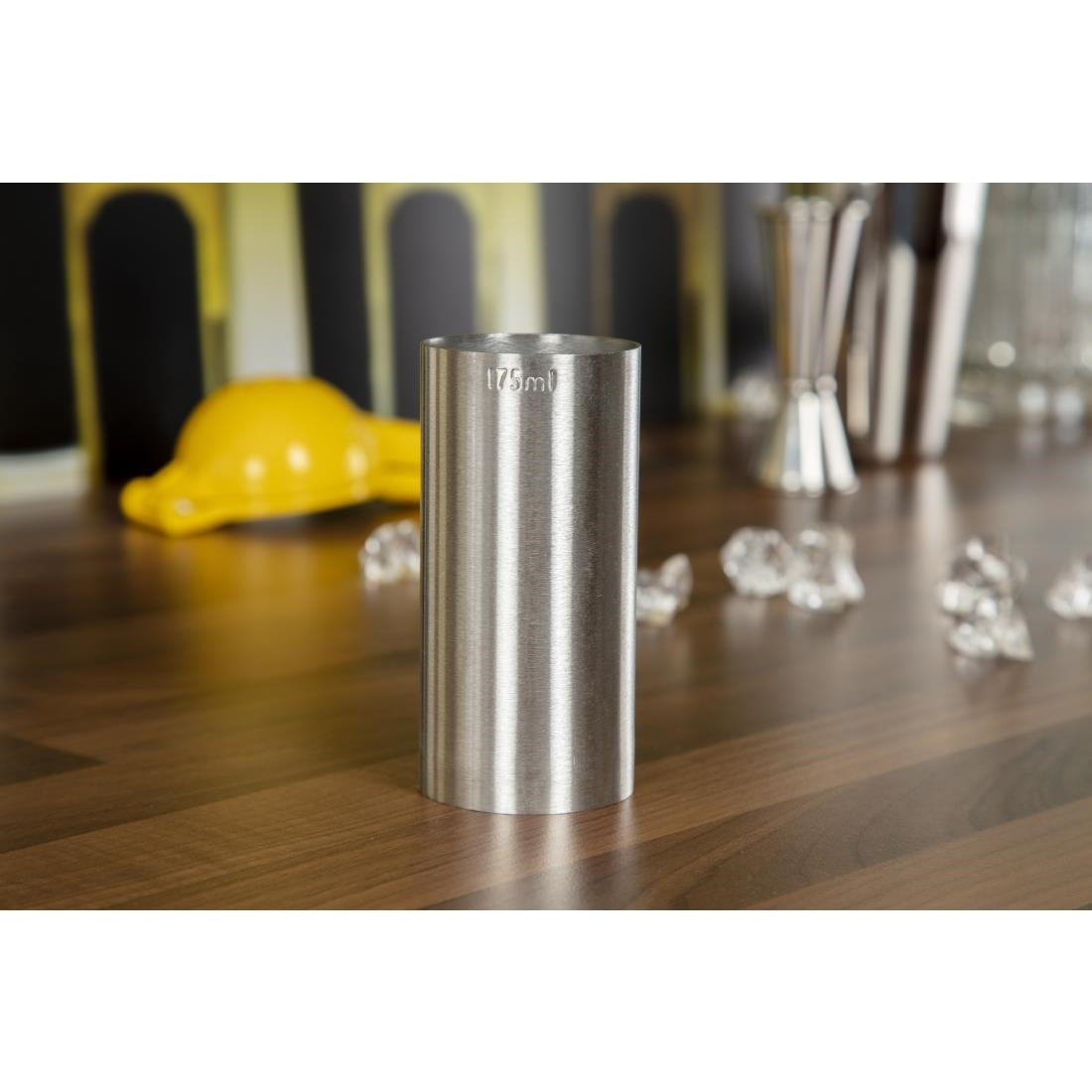 Beaumont Stainless Steel Thimble Wine Measure 175ml CE Marked