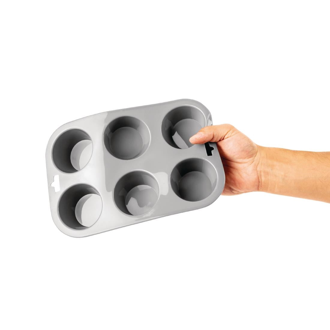 Vogue Flexible Silicone Muffin Pan 6 Cup