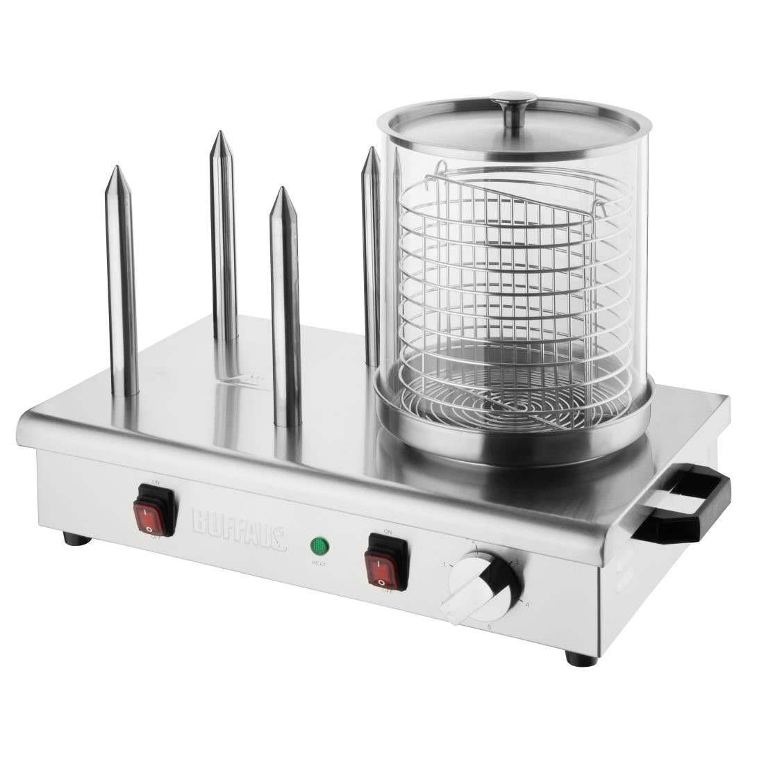 Buffalo 4 Spike Hot Dog Warmer