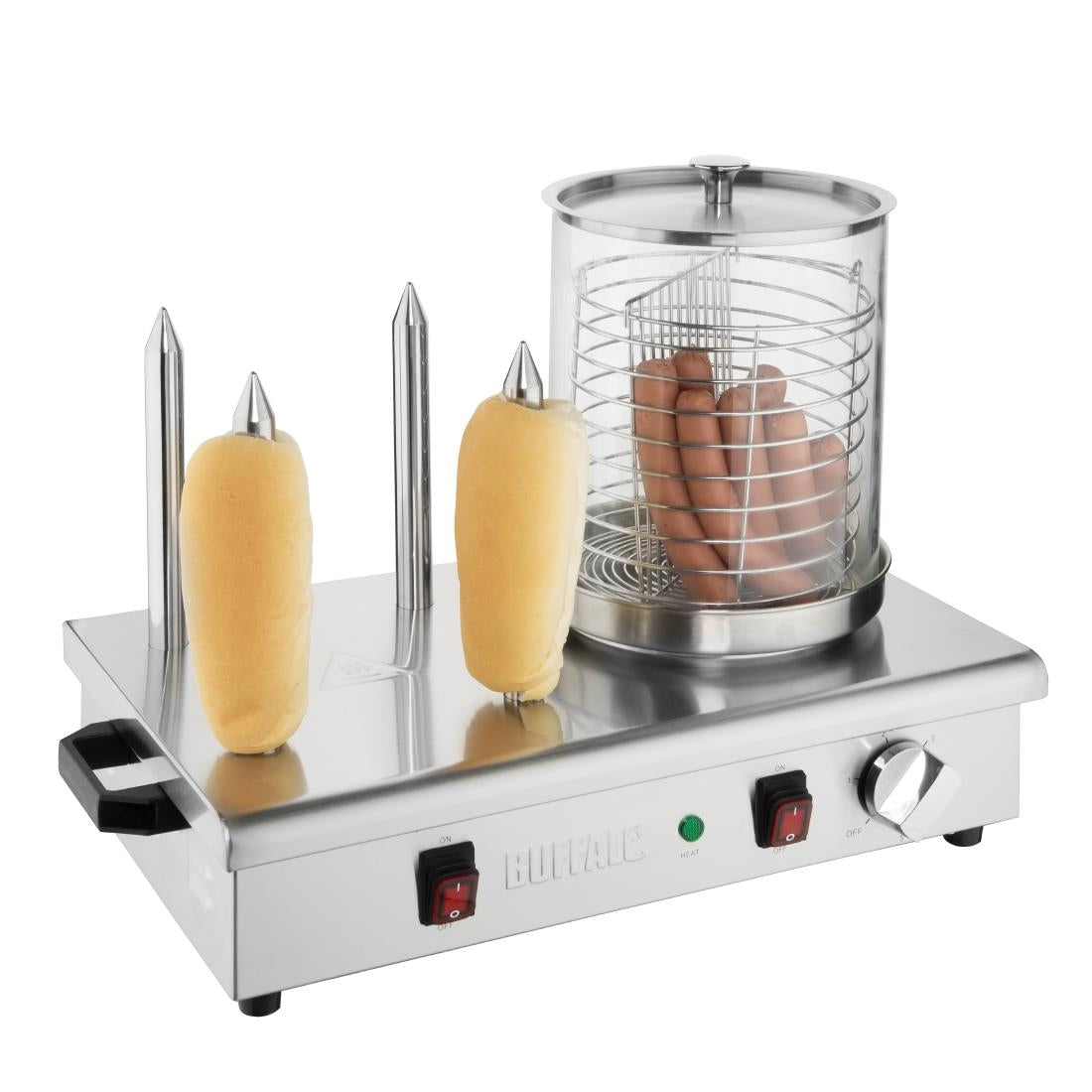 Buffalo 4 Spike Hot Dog Warmer