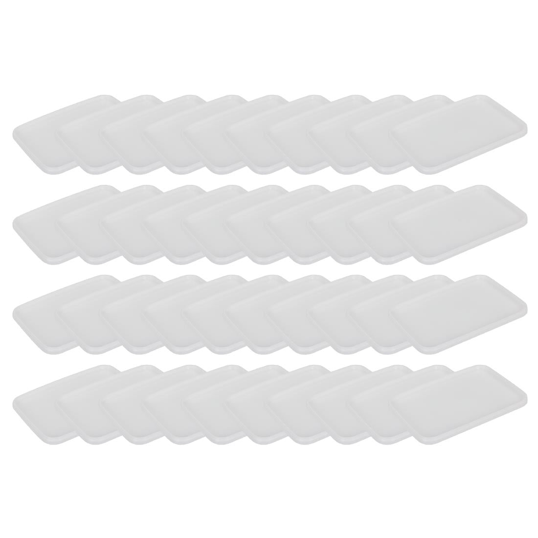 Fiesta Reusable Ice Cream Container Lid for 1.2Ltr (40 Pack)