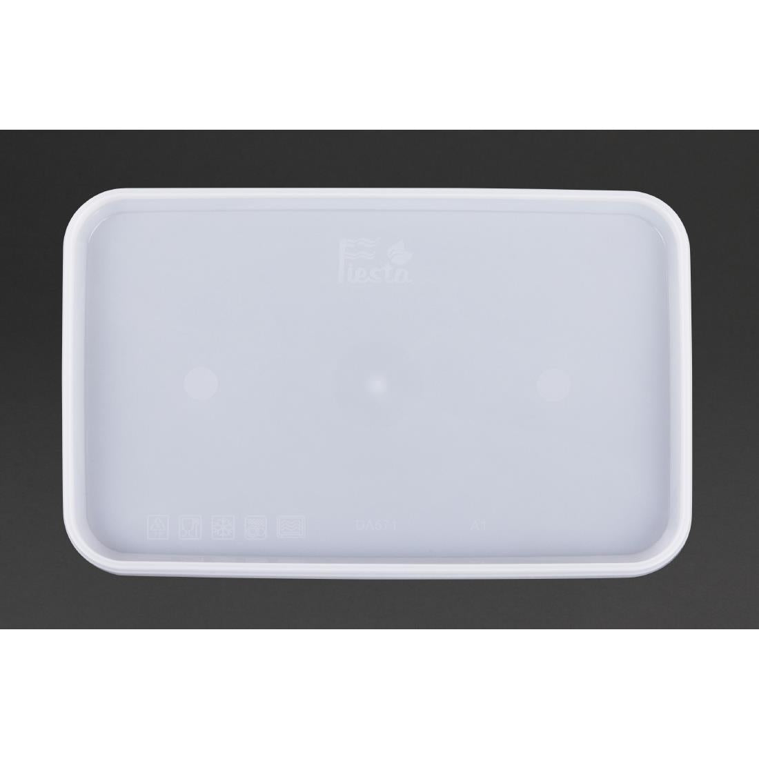 Fiesta Reusable Ice Cream Container Lid for 1.2Ltr (40 Pack)