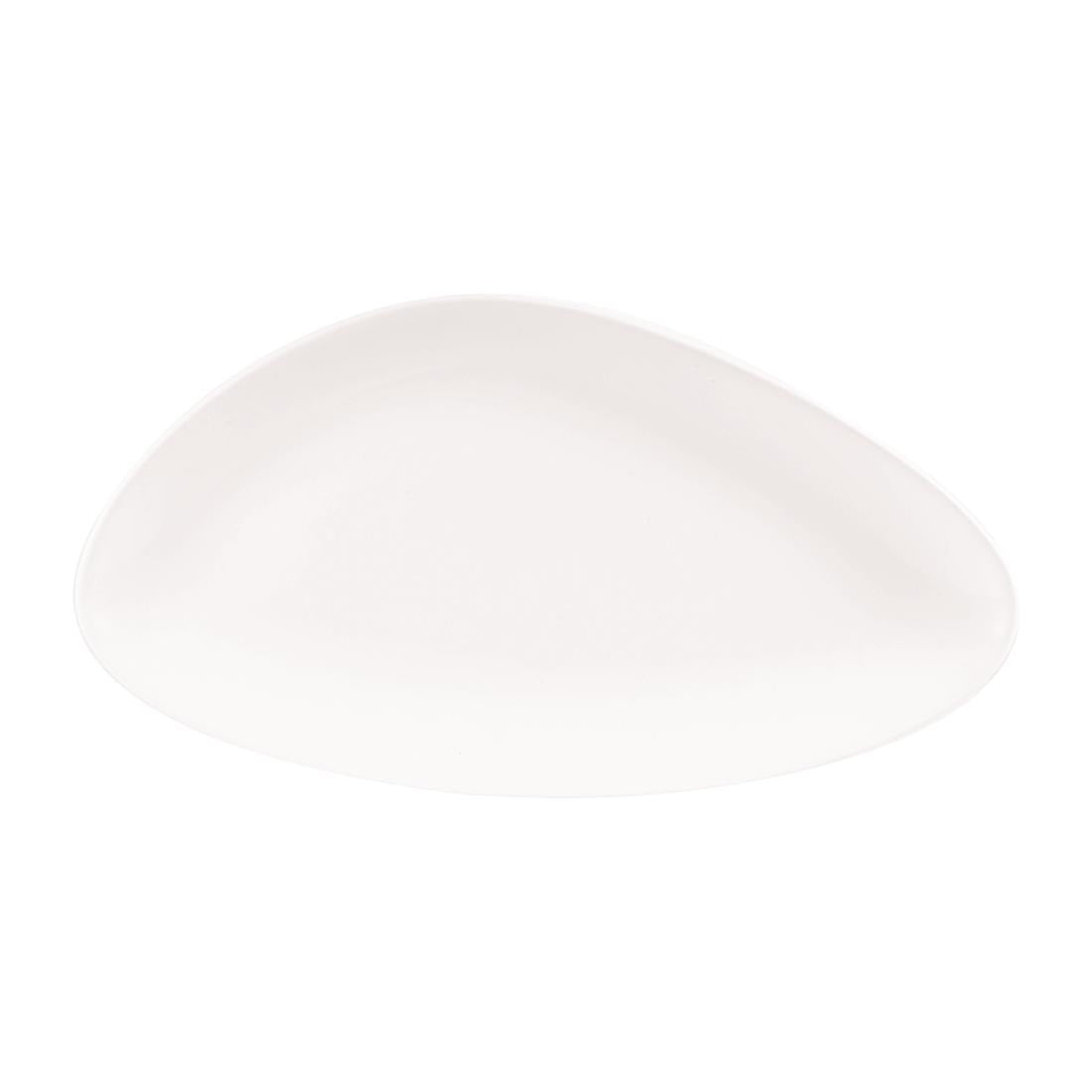 Churchill Lotus Triangular Plates White 350mm (6 Pack)