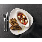 Churchill Lotus Triangular Plates White 350mm (6 Pack)