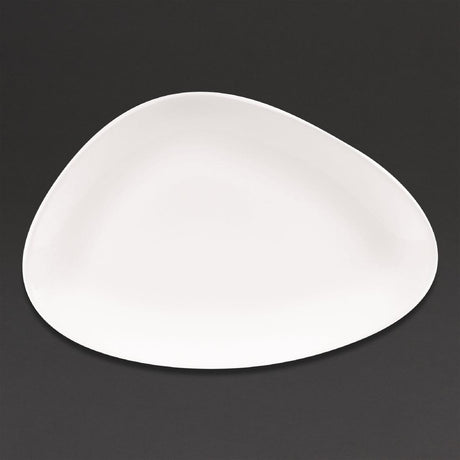 Churchill Lotus Triangular Plates White 300mm (6 Pack)