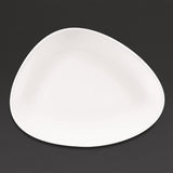Churchill Lotus Triangular Plates White 260mm (12 Pack)