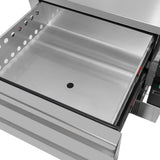 Polar U-Series Double Drawer Dual Temperature Counter Fridge Freezer 6xGN