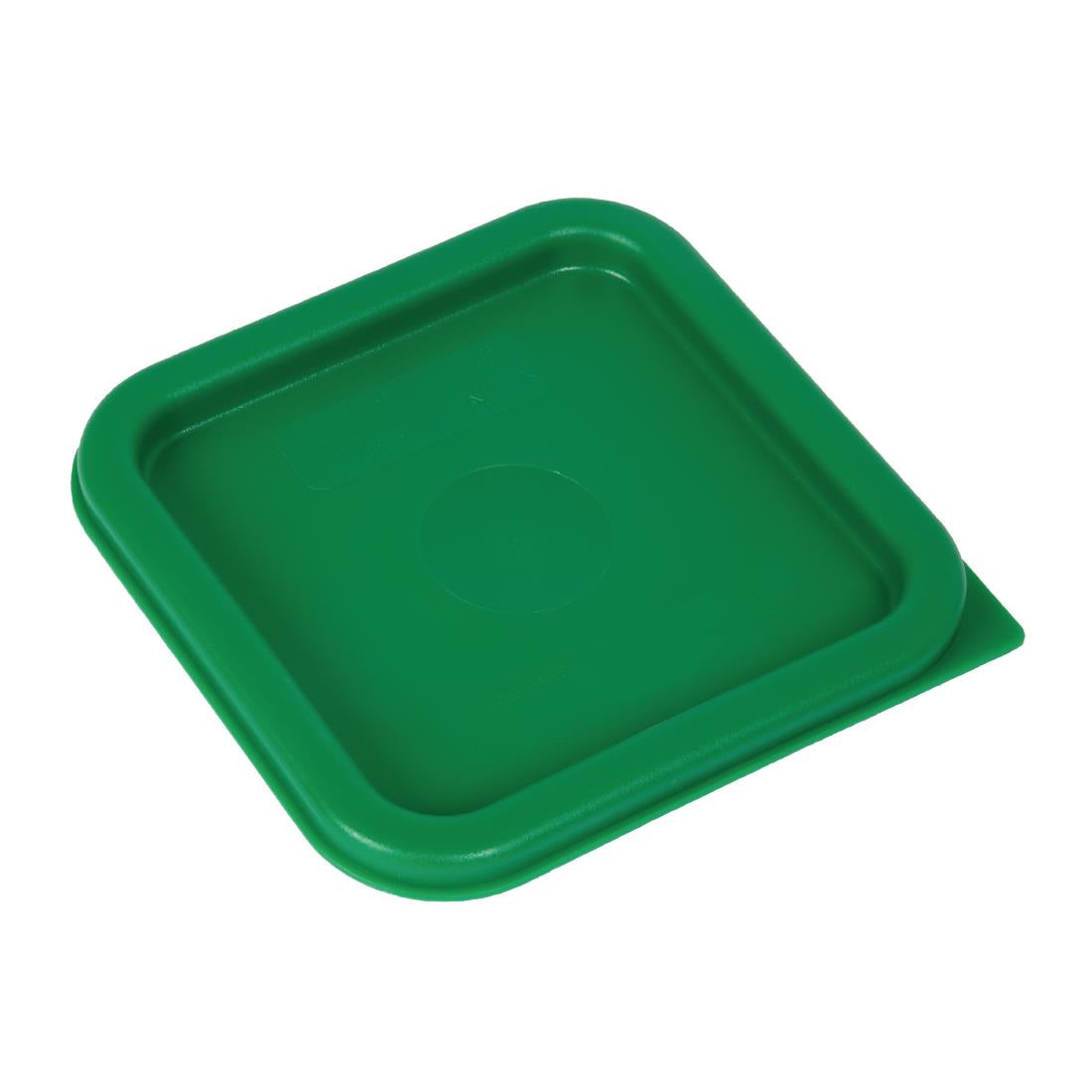Cambro Camsquare Food Storage Container Lid Green (6 Pack)