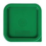 Cambro Camsquare Food Storage Container Lid Green (6 Pack)