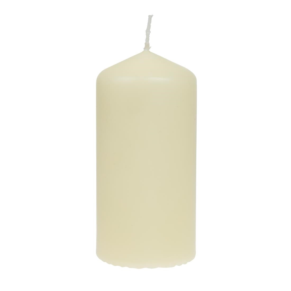 Bolsius Tall Pillar Candles Ivory 120mm (12 pack)