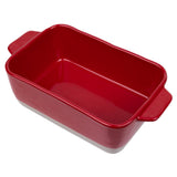 Olympia Red And Taupe Ceramic Roasting Dish 2.5Ltr
