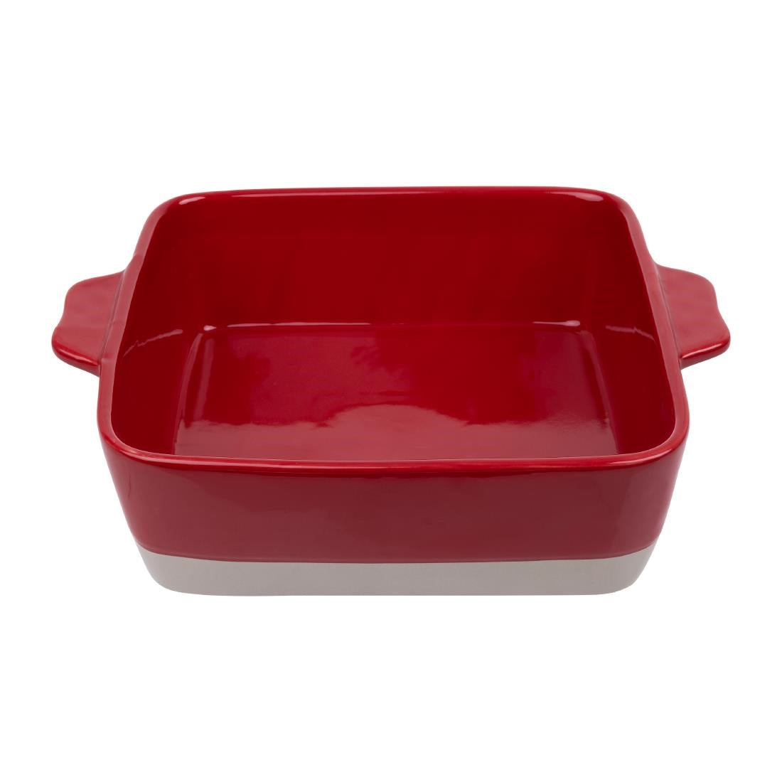 Olympia Red And Taupe Ceramic Roasting Dish 4.2Ltr