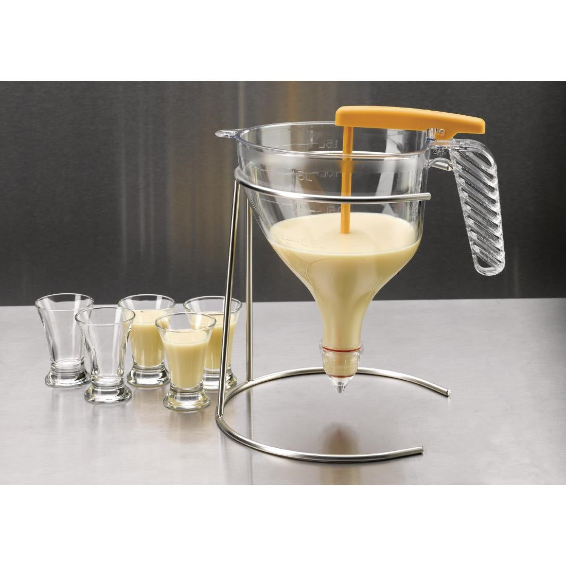 Matfer Bourgeat Piston Funnel with Stand 1.5Ltr