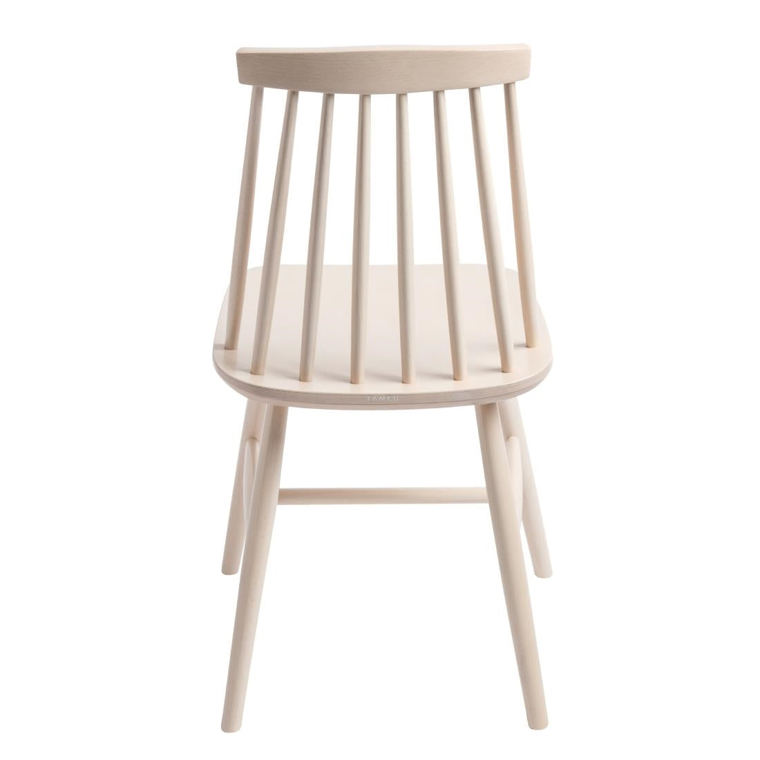 Fameg Farmhouse Angled Side Chairs White (2 pack)