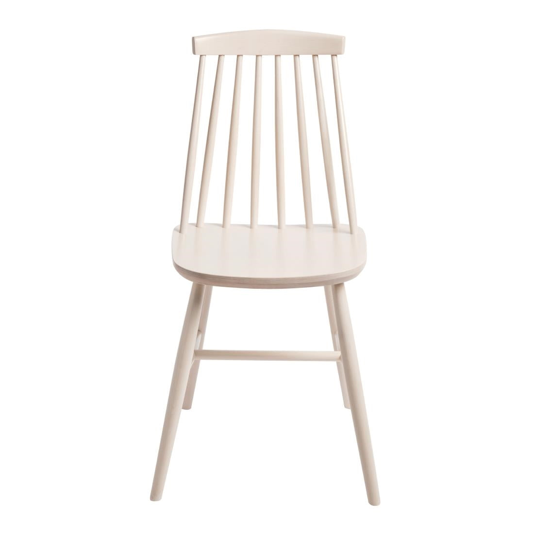 Fameg Farmhouse Angled Side Chairs White (2 pack)