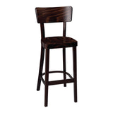 Fameg Plain Highstool Walnut Finish