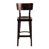 Fameg Plain Highstool Walnut Finish