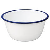 Olympia Enamel Pudding Bowls 155mm (6 Pack)