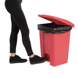 Jantex Pedal Bin Red 45Ltr