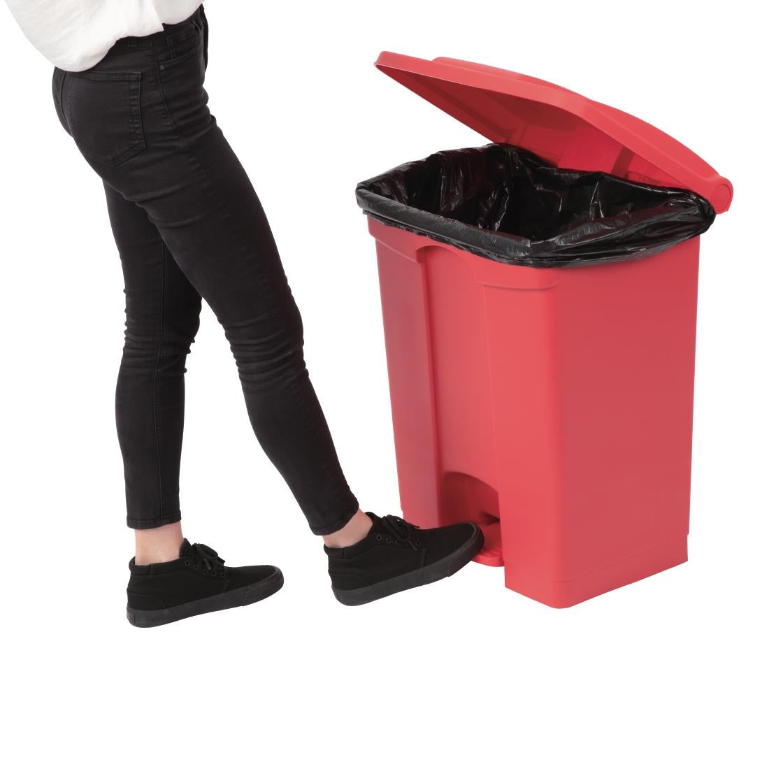 Jantex Pedal Bin Red 65Ltr