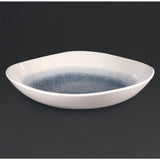 Churchill Studio Prints Raku Trace Triangular Bowls Topaz Blue (12 Pack)