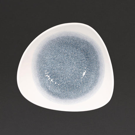 Churchill Studio Prints Raku Trace Triangular Bowls Topaz Blue (12 Pack)