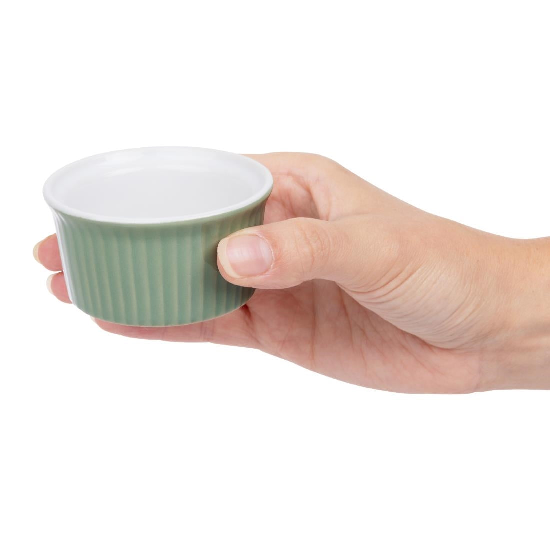 Olympia Pastel Ramekins Green 70mm (12 Pack)