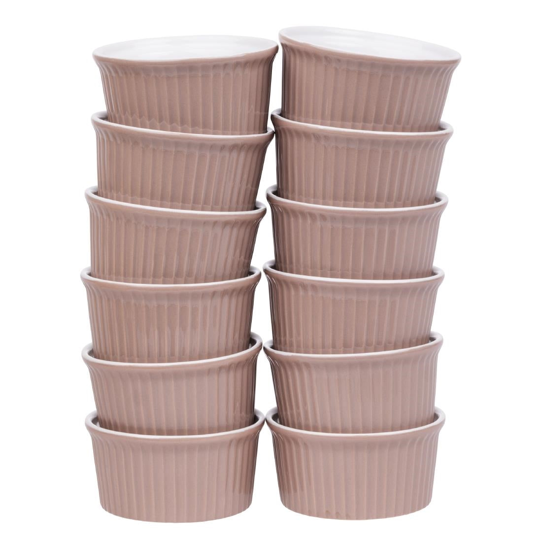 Olympia Pastel Ramekins Grey 90mm (12 Pack)