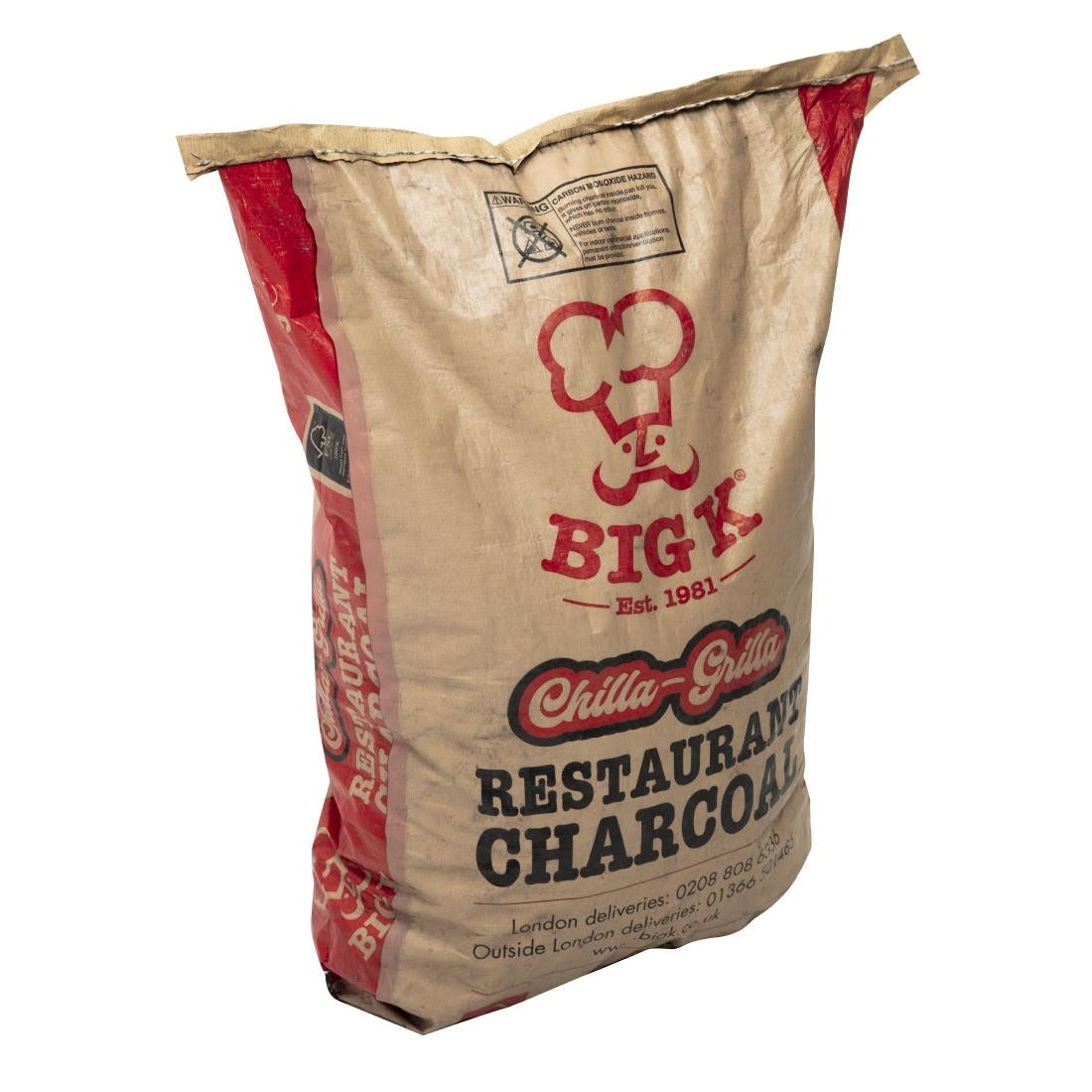 Big K Restaurant Natural Charcoal 12kg