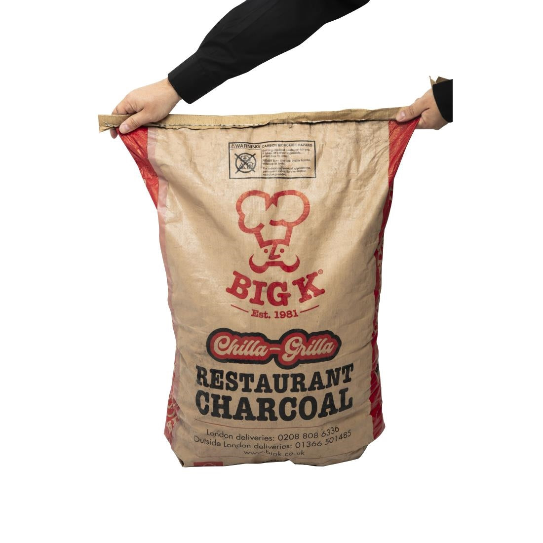 Big K Restaurant Grade Natural Charcoal 12kg | Chefswarehouse UK