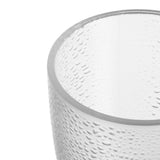 Olympia Kristallon SAN Pebbled Tumblers Clear 275ml (6 Pack)