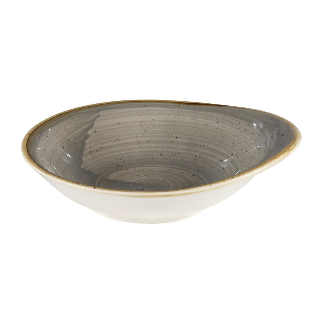 Churchill Stonecast Round Dishes Peppercorn Grey 160mm (12 Pack)