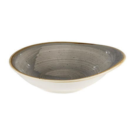 Churchill Stonecast Round Dishes Peppercorn Grey 160mm (12 Pack)