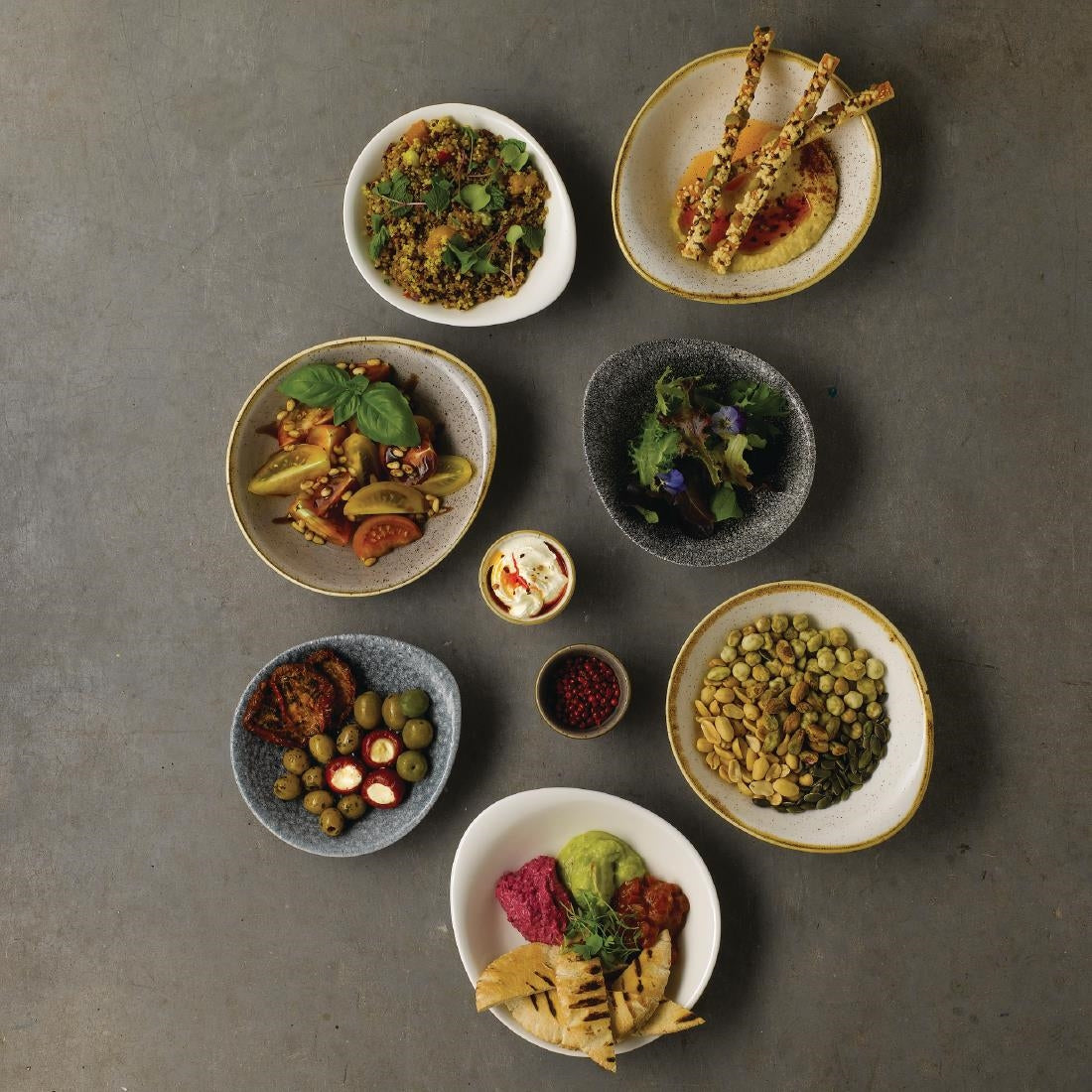 Churchill Stonecast Round Dishes Barley White 185mm (12 Pack)