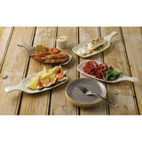 Churchill Stonecast Handled Paddles Peppercorn Grey 284mm (6 Pack)