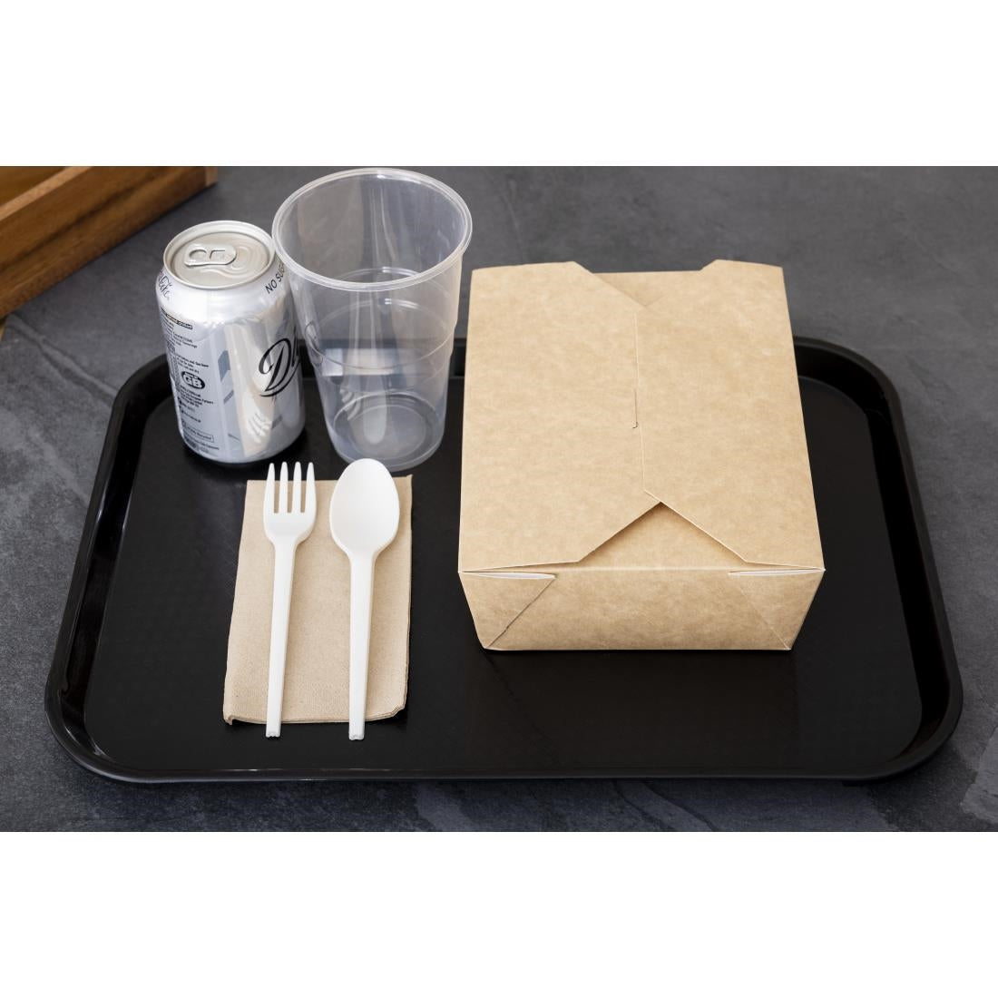 Cambro Polypropylene Fast Food Tray Black 410mm