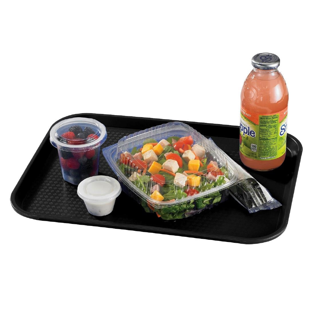 Cambro Polypropylene Fast Food Tray Black 410mm