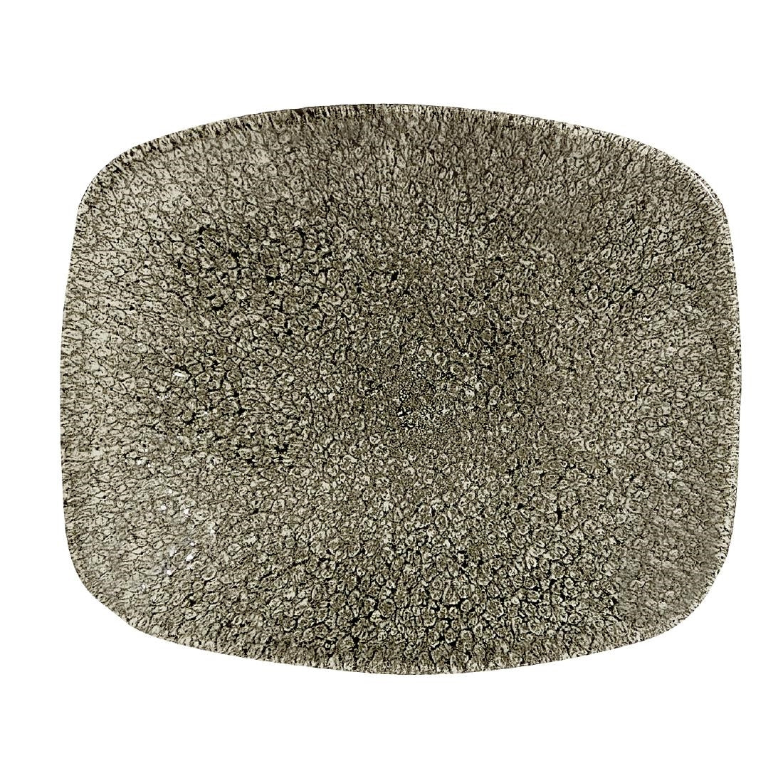 Churchill Studio Prints Raku Rectangular Plates Quartz Black 154mm (12 Pack)