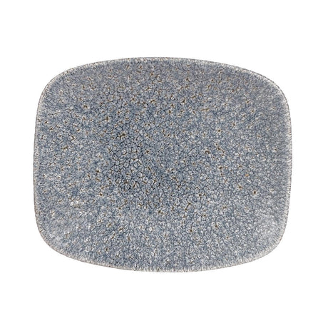 Churchill Studio Prints Raku Rectangular Plates Topaz Blue 154mm (12 Pack)