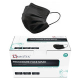 Black Type IIR Front of House Face Masks (50 Pack)