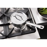 Nisbets Essentials Stainless Steel Saucepan with Lid 14cm