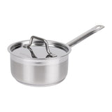 Nisbets Essentials Stainless Steel Saucepan with Lid 16cm