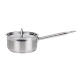 Nisbets Essentials Stainless Steel Saucepan with Lid 16cm