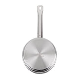 Nisbets Essentials Stainless Steel Saucepan with Lid 16cm