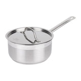Nisbets Essentials Stainless Steel Saucepan with Lid 20cm